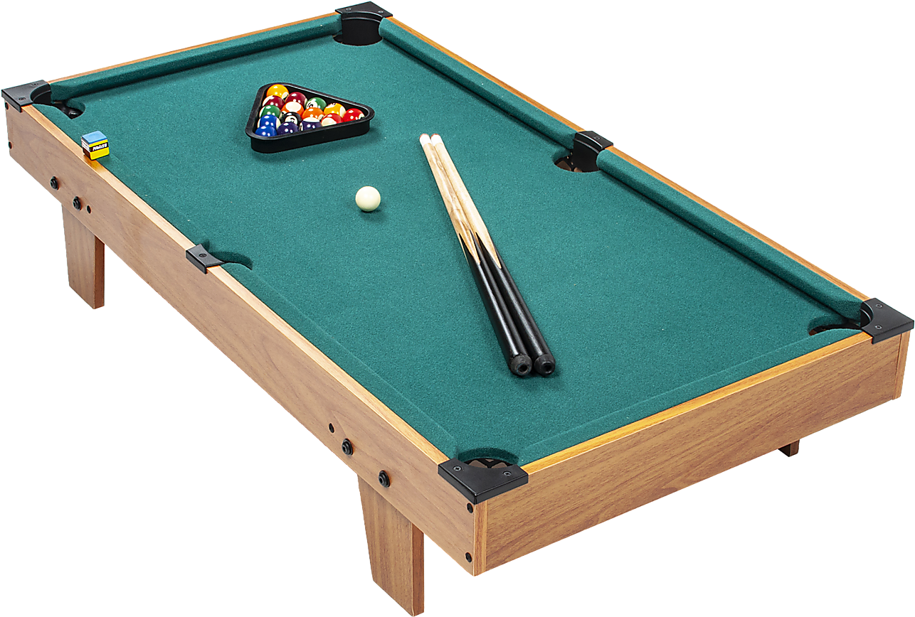 Professional Pool Table Setup PNG