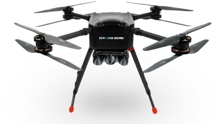 Professional Quadcopter Drone Isolated PNG