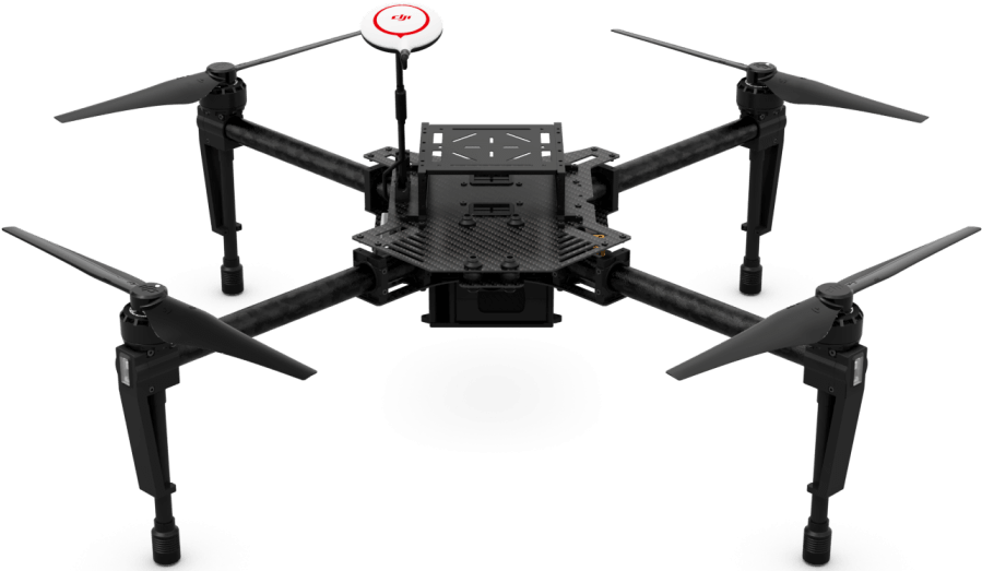 Professional Quadcopter Drone No Background PNG