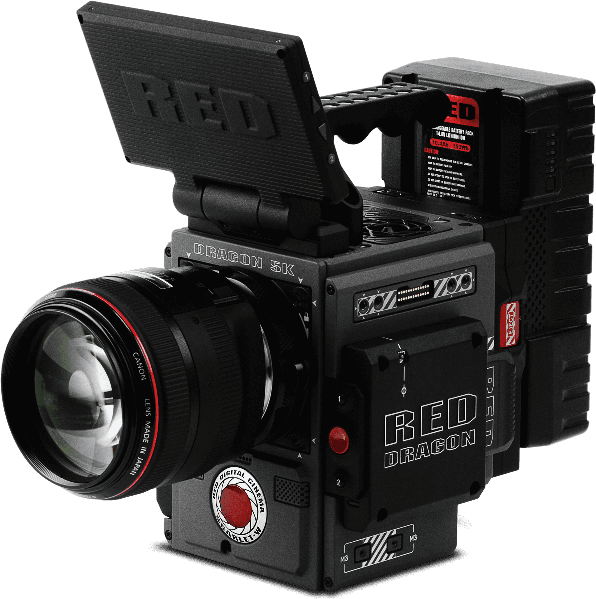 Professional R E D Dragon Cinema Camera PNG