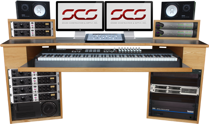 Professional Recording Studio Setup PNG