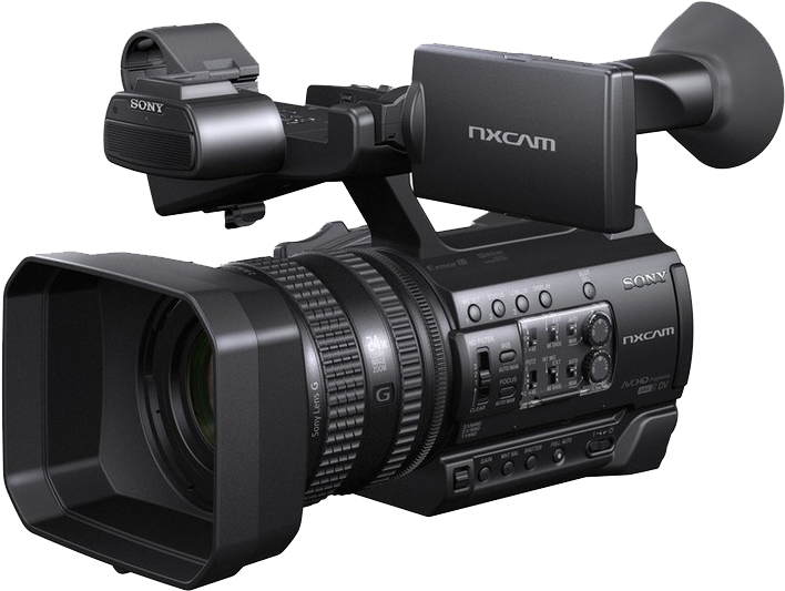 Professional Sony N X C A M Camcorder PNG