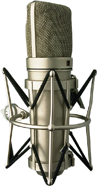 Professional Studio Microphone PNG