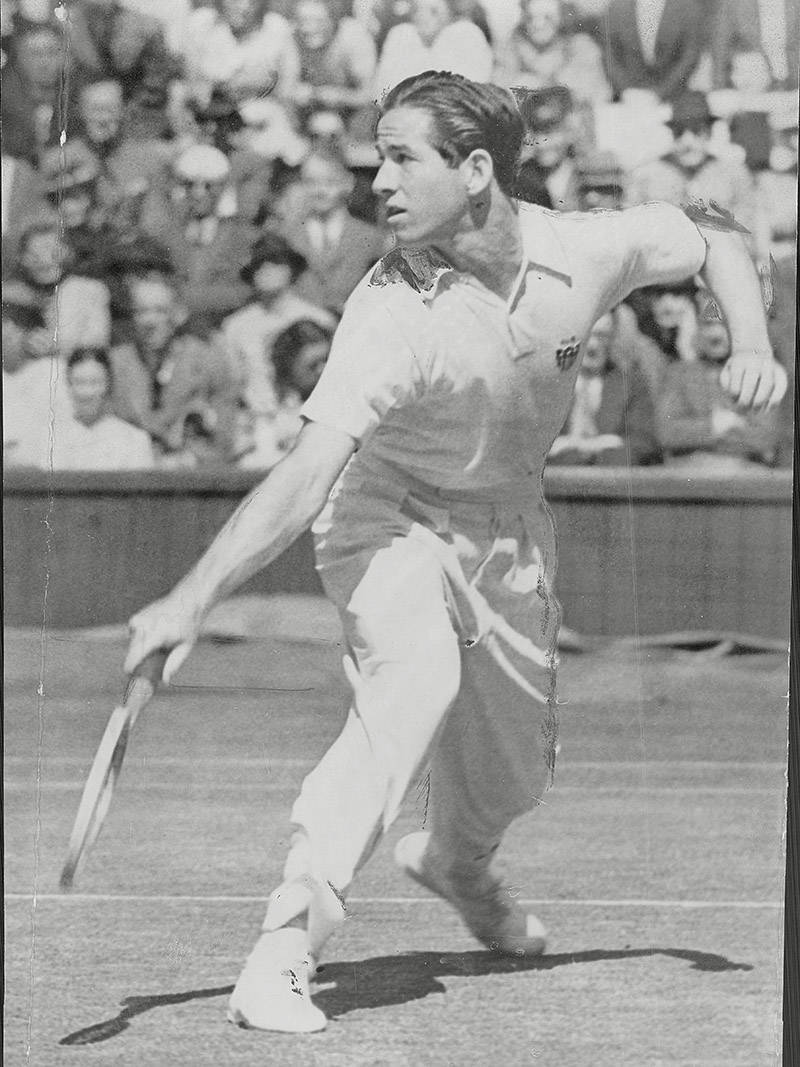 Atletaprofessionista Di Tennis Bobby Riggs Sfondo