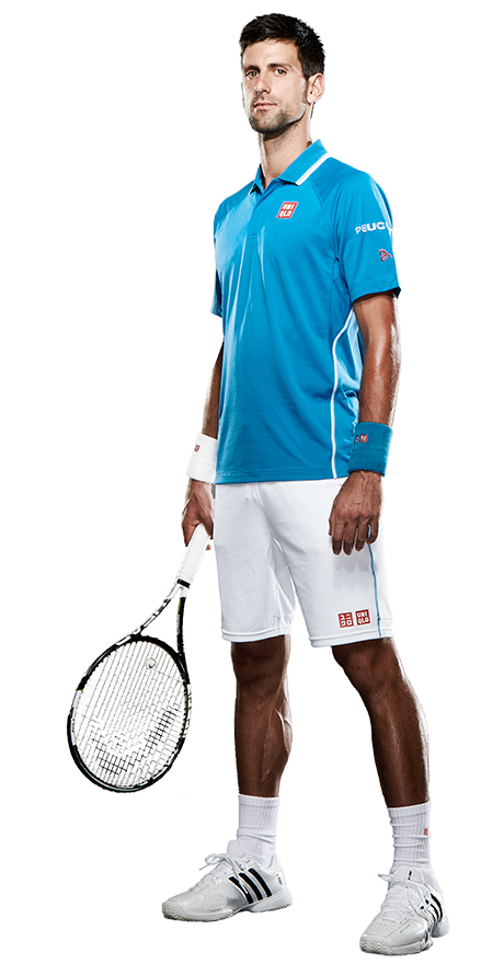 Professional Tennis Player Pose PNG