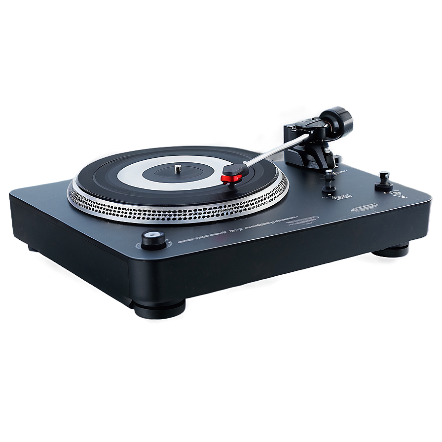 Professional Turntable Setup Png 06202024 PNG