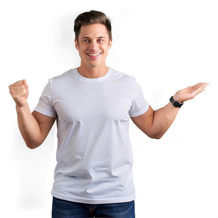 Professional White T-shirt Mockup Png Rrj97 PNG