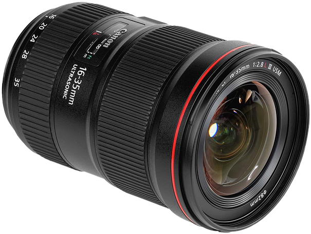 Professional Wide Angle Lens PNG