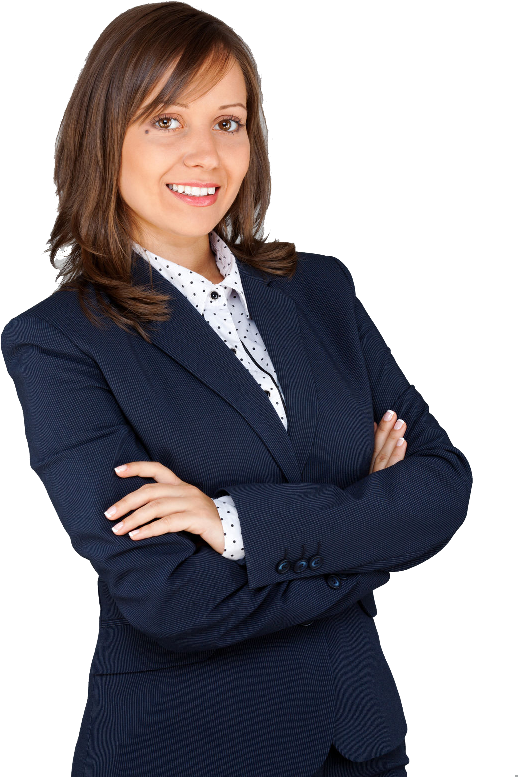 Professional Woman Confident Pose PNG