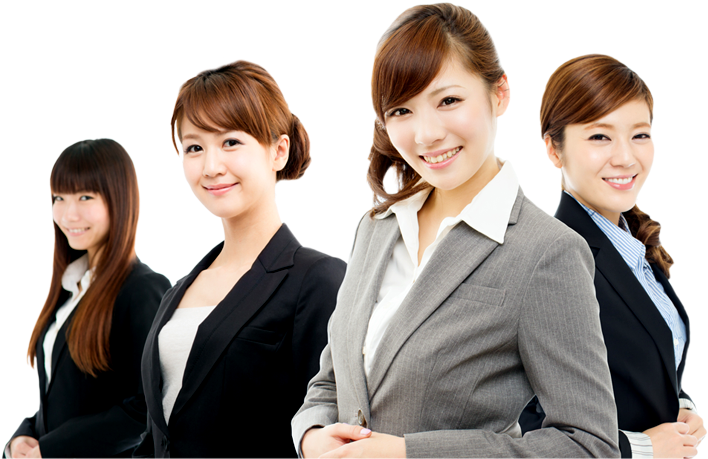 Professional Women Team Business Attire PNG