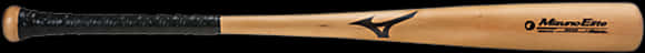Professional Wooden Baseball Bat PNG