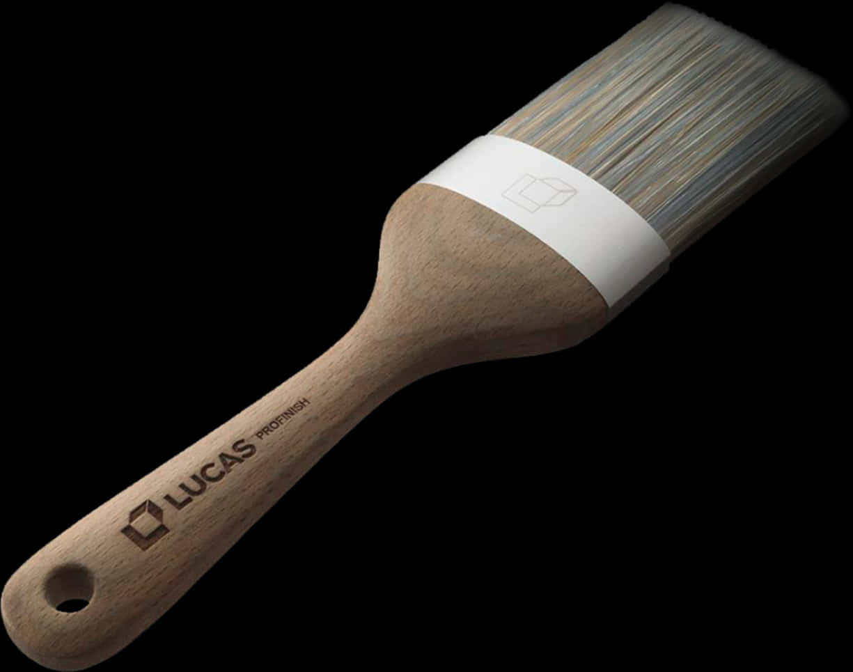 Professional Wooden Paint Brush PNG