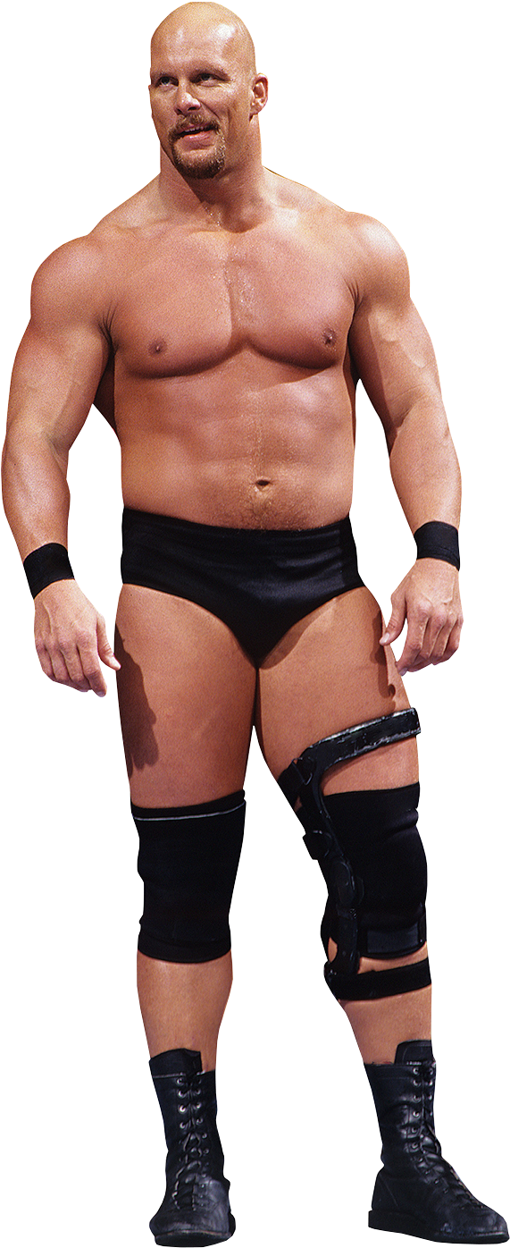 Professional Wrestler Standing Pose PNG