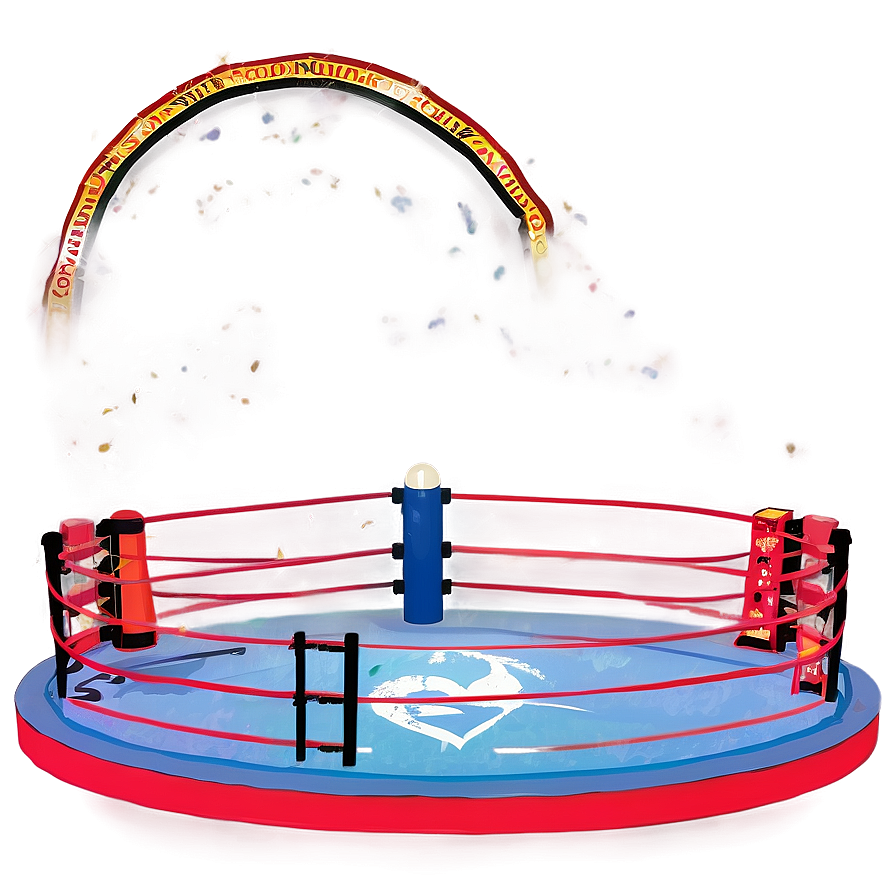 Professional Wrestling Ring Png 06202024 PNG