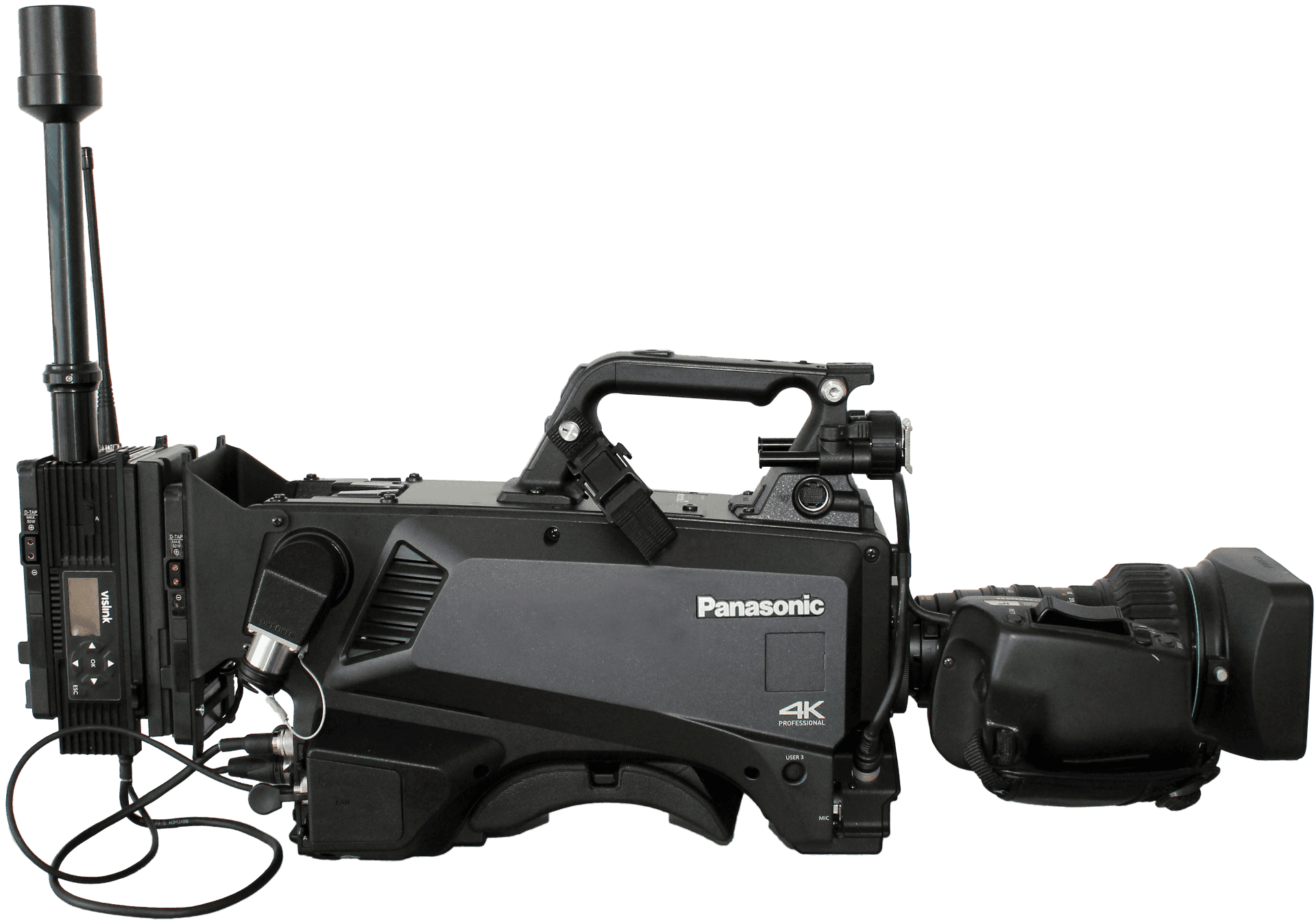 Professional4 K Broadcast Camera PNG