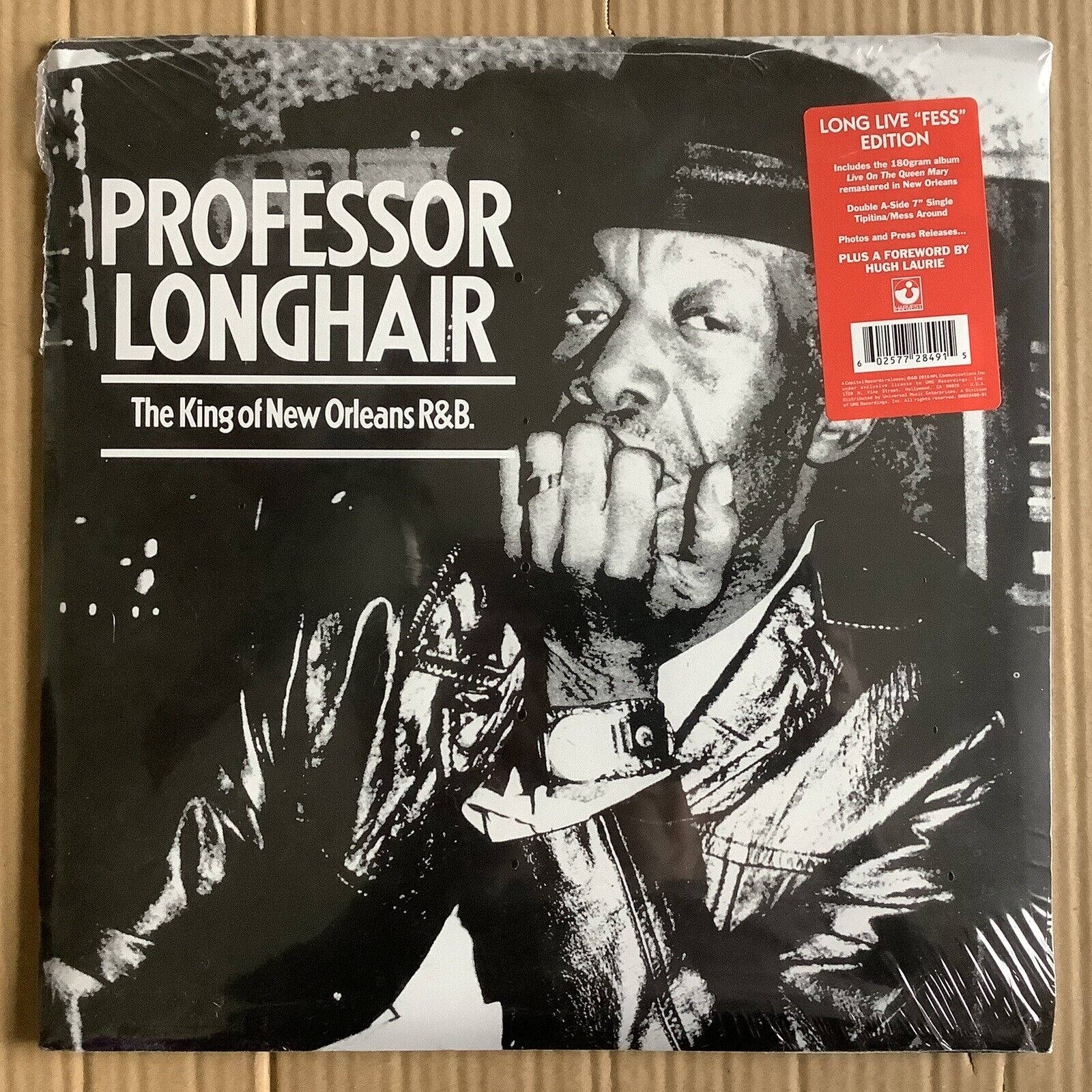Professor Longhair Live On The Queen Mary Album Cover skal sættes på din skærm. Wallpaper