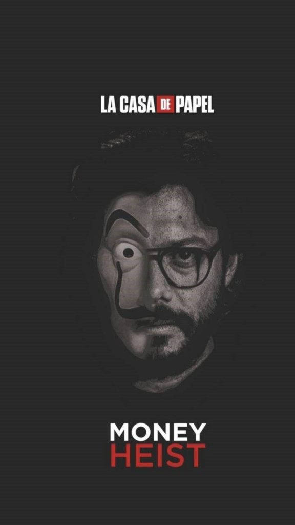 Professor Money Heist 4k Half Mask Face