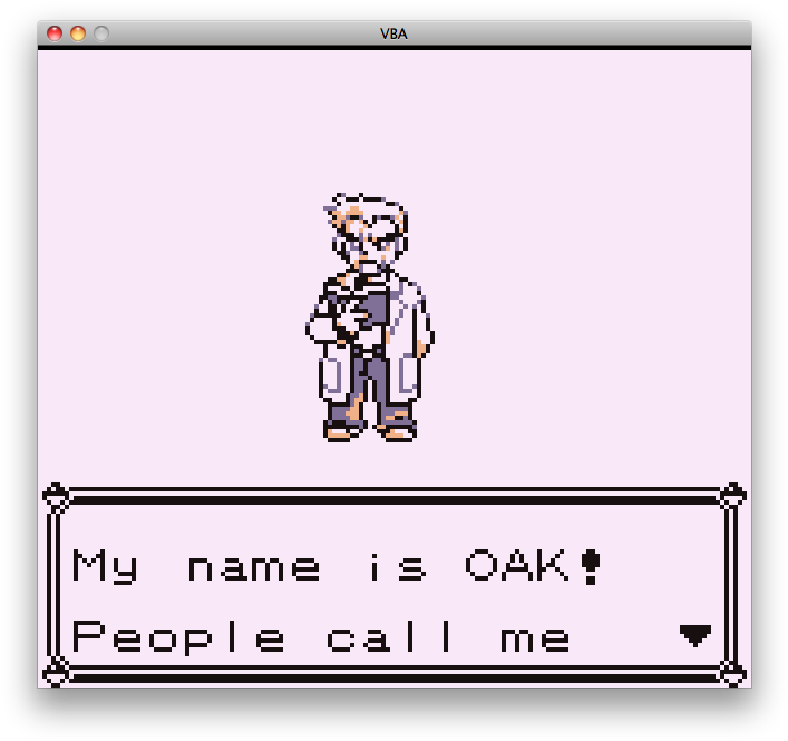 Professor Oak Introduction Pokemon Game PNG