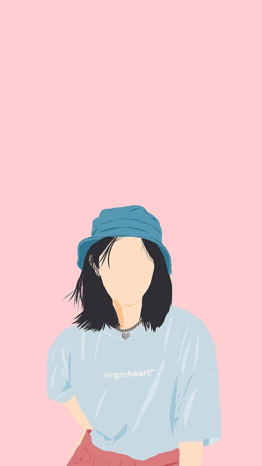 Download Aesthetic Girl Art Profile Picture | Wallpapers.com