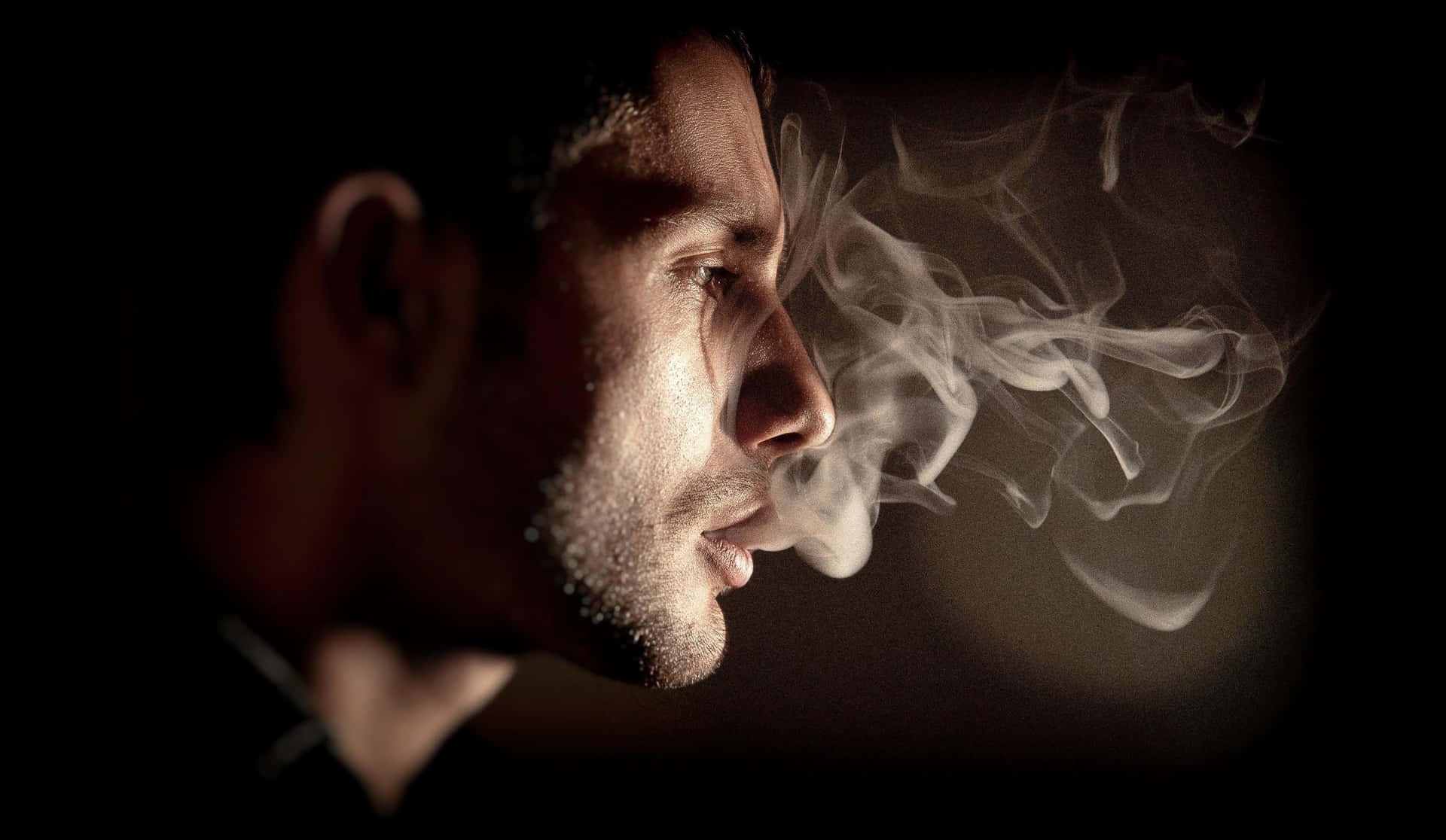 Man Smoking Profile Picture
