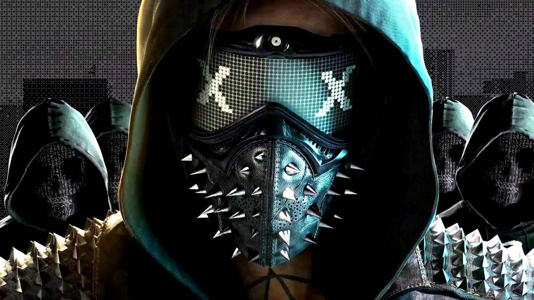 Profile Picture Spiky X Mask And Hood Wallpaper