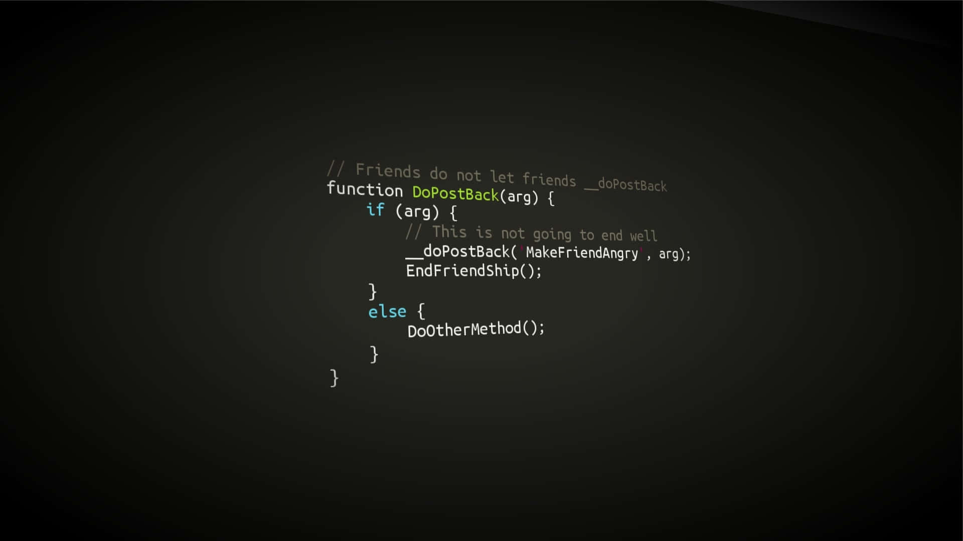 Programmierenhd If-else Code Wallpaper
