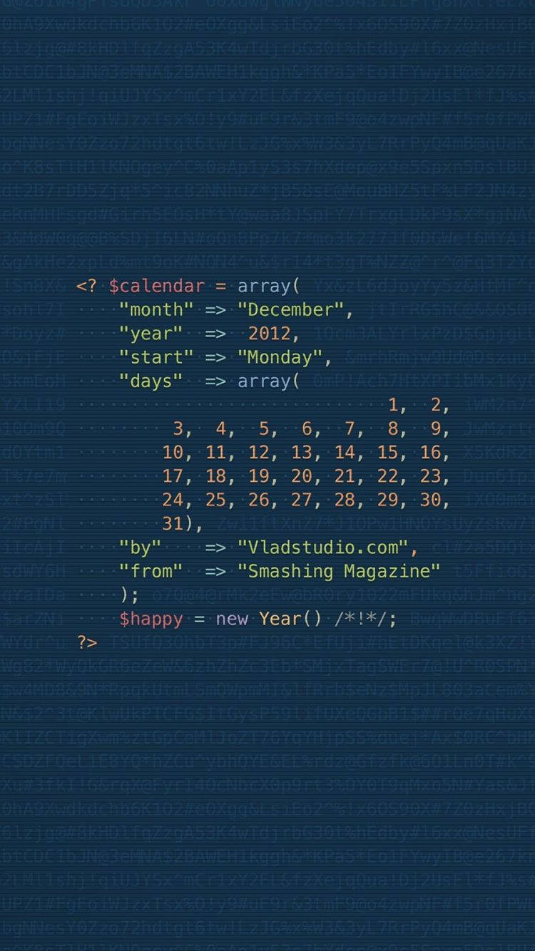 Programming Iphone Calendar Codes