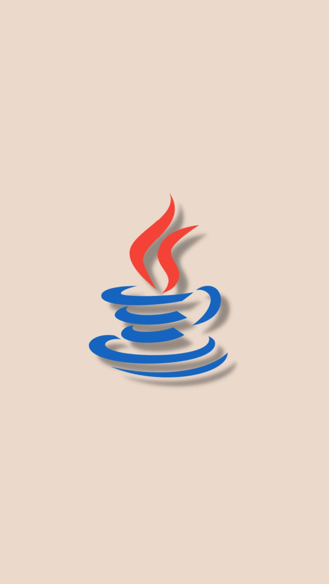 Programming Iphone Java Logo On Cream