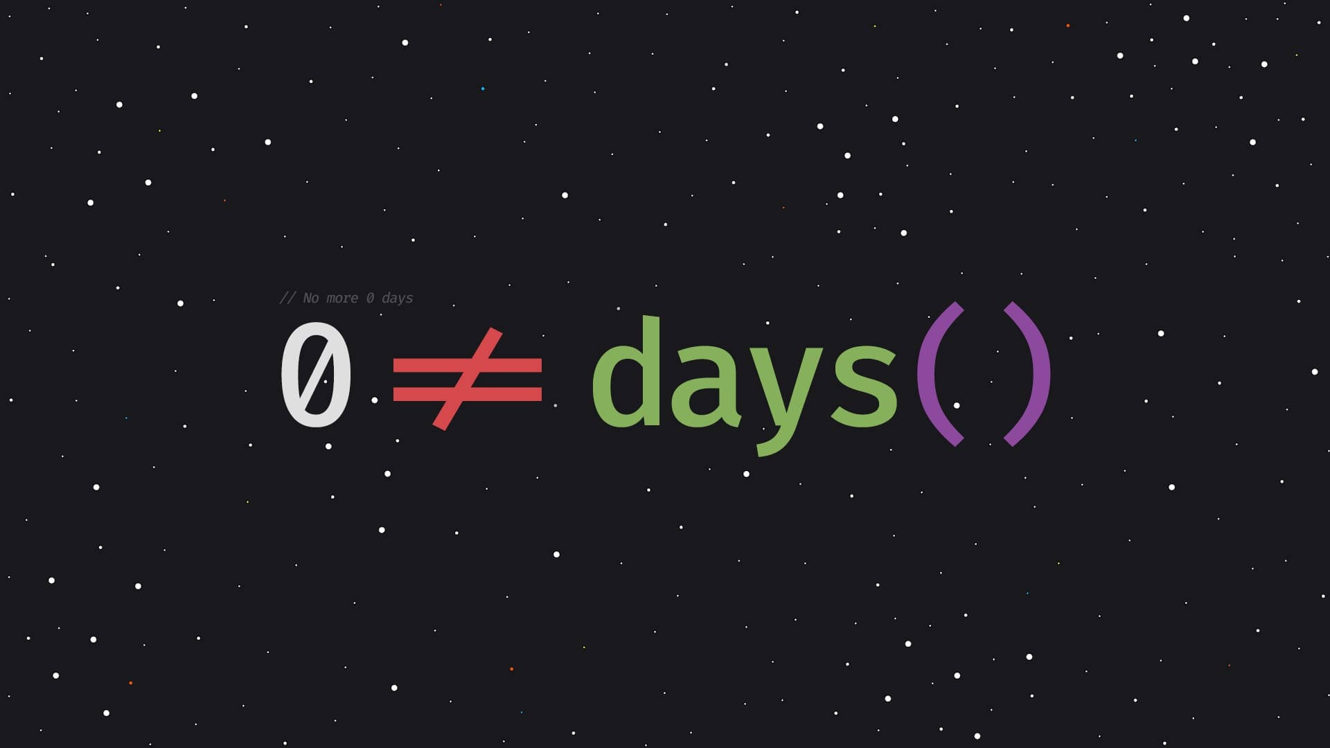 Programming No More Days Wallpaper
