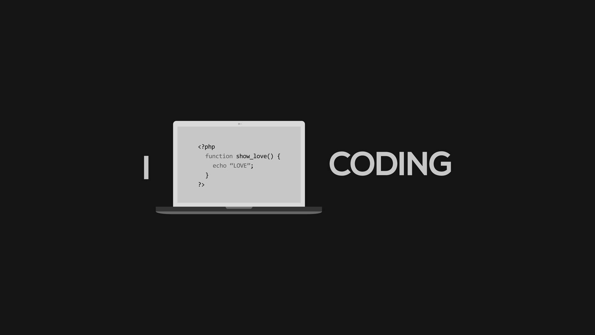 Programming Reveal Love Wallpaper