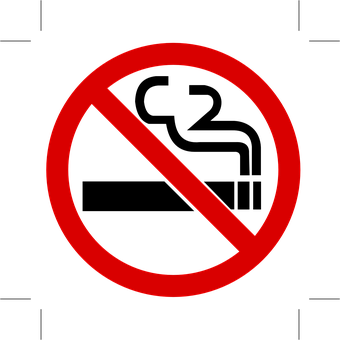Prohibition Sign Redand Black PNG