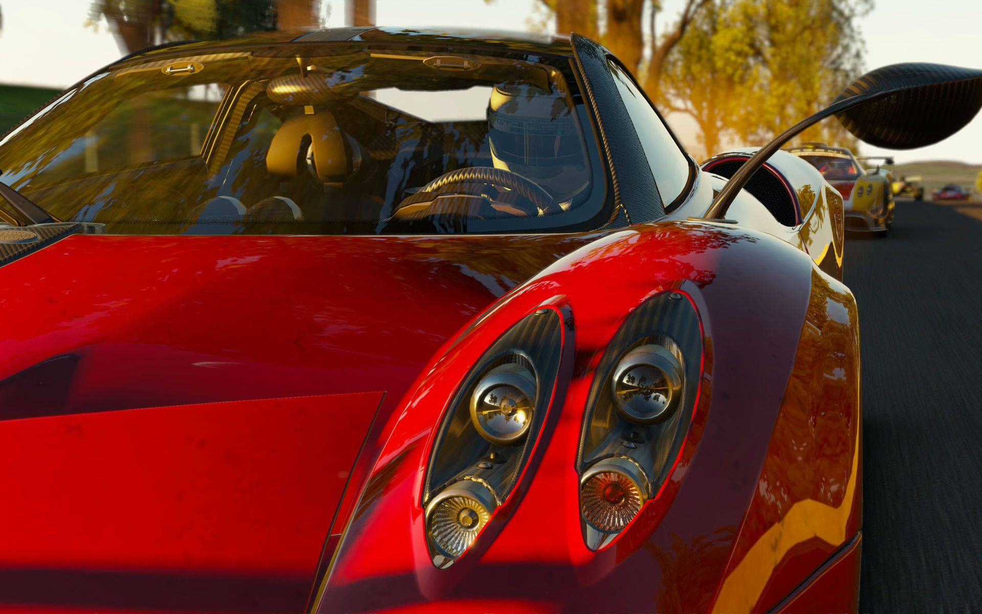 Project Cars 4k Bright Red Pagani Huayra