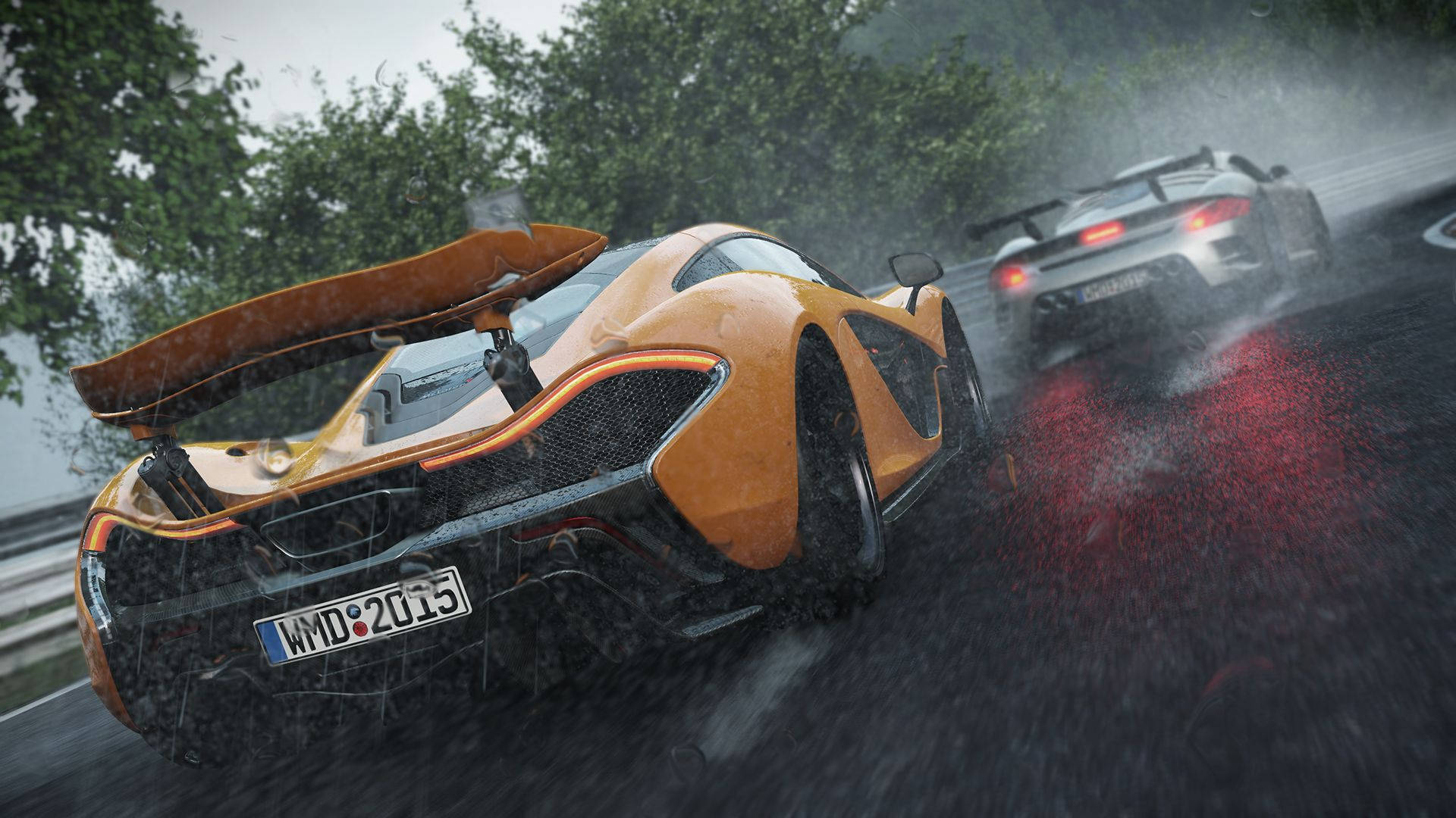 Thrilling Speed - McLaren P1 Racing in Project Cars 4K Wallpaper