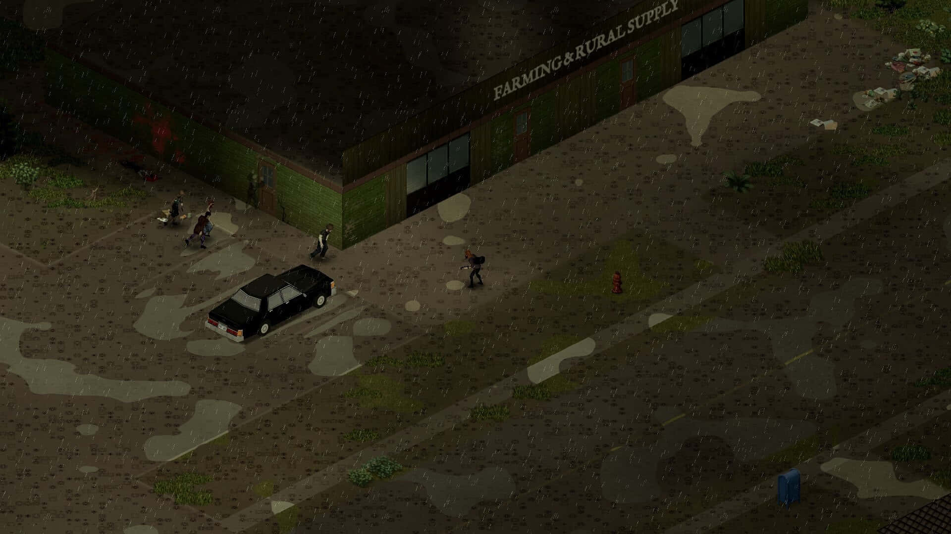 Project Zomboid Survivor Outside Farming Supply Wallpaper