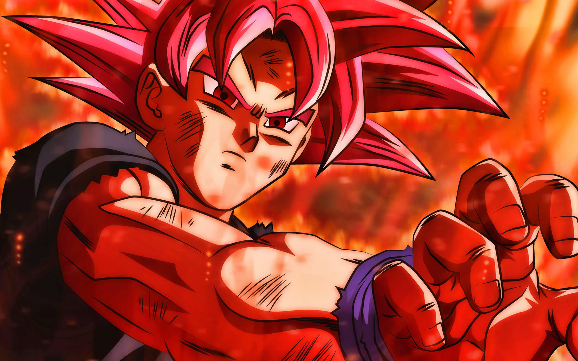 Download Projicerende Energi Sort Goku Rose 4k Wallpaper 6449