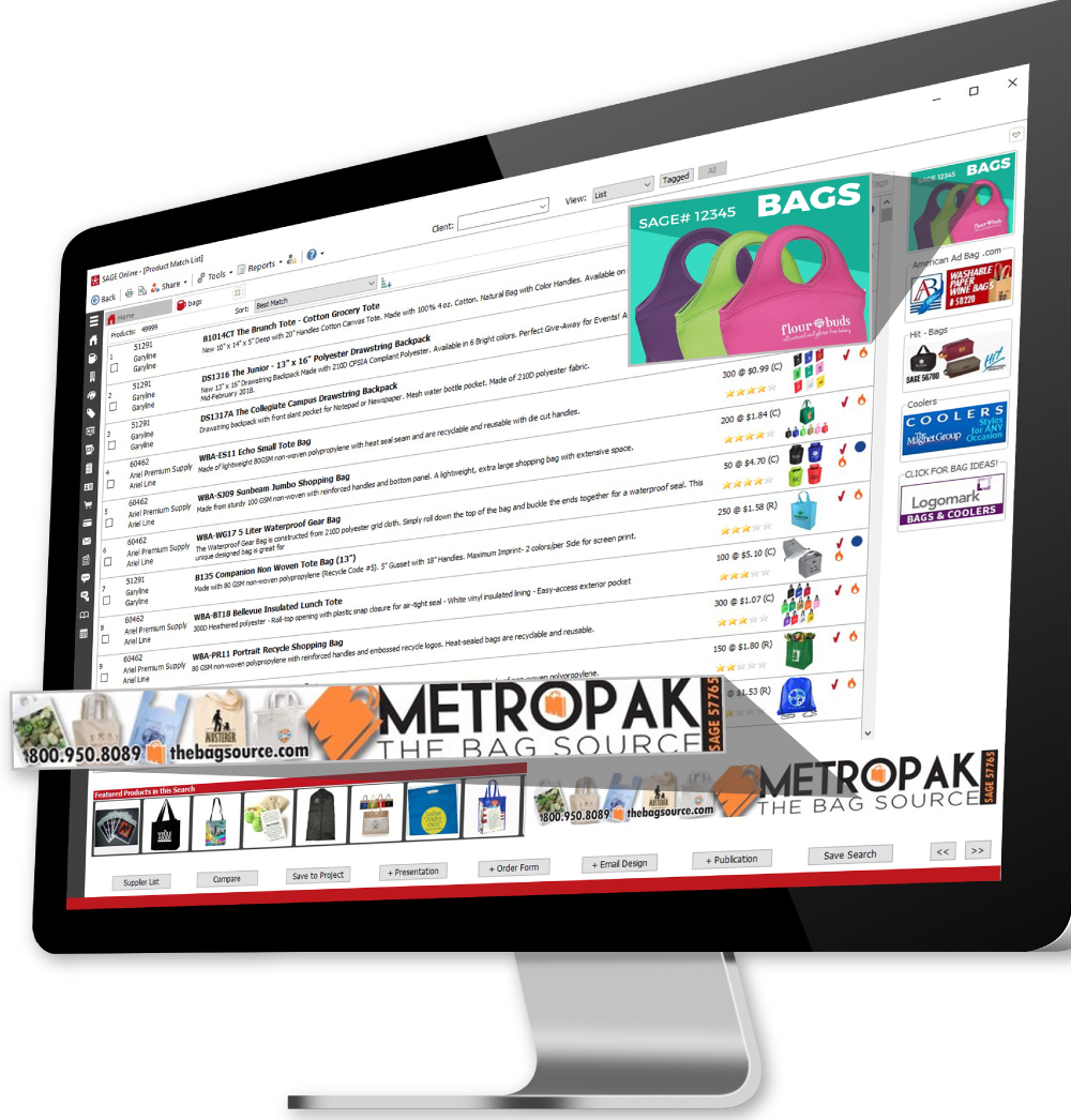 Promotional Bag Website Display PNG