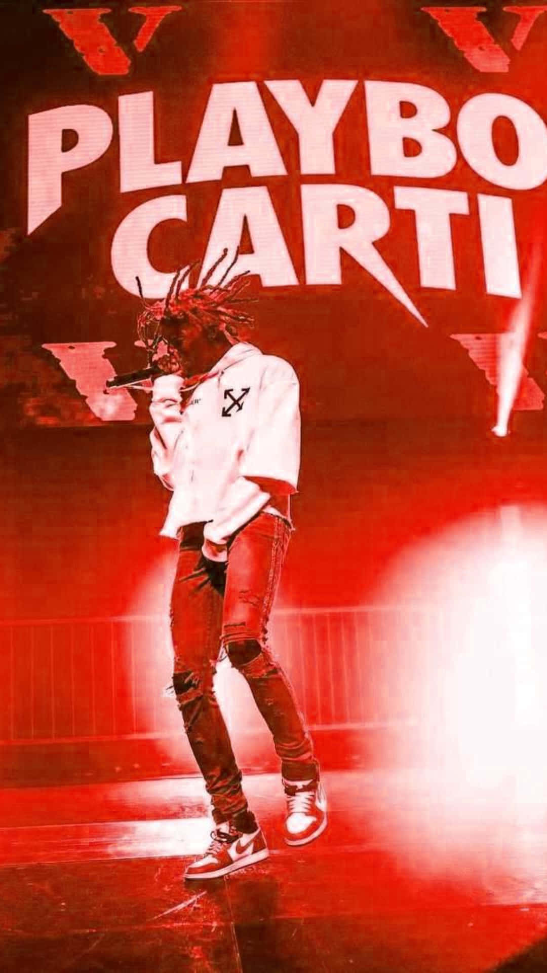 Promotional Image Of Playboi Carti Delivering A Power-packed Performance