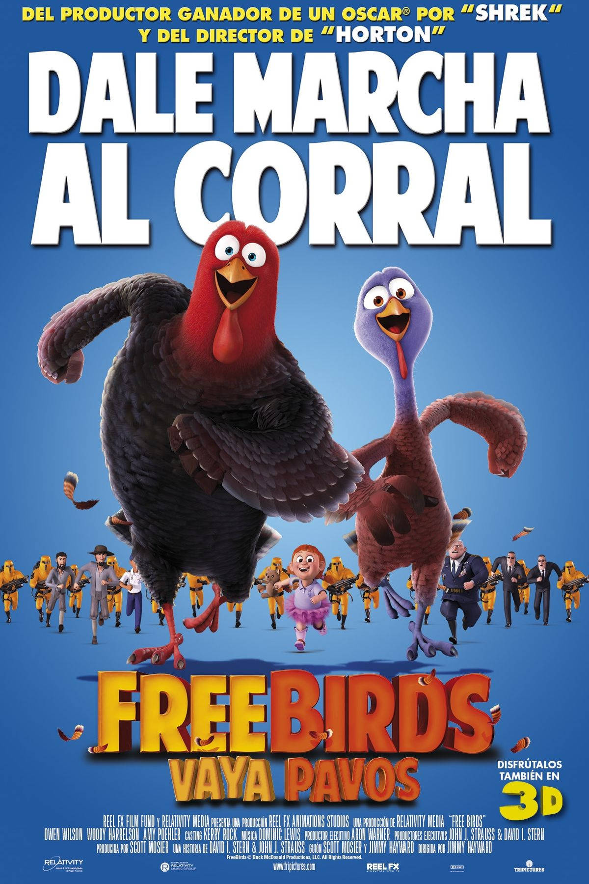 Promotional Poster Of Free Birds Wallpaper