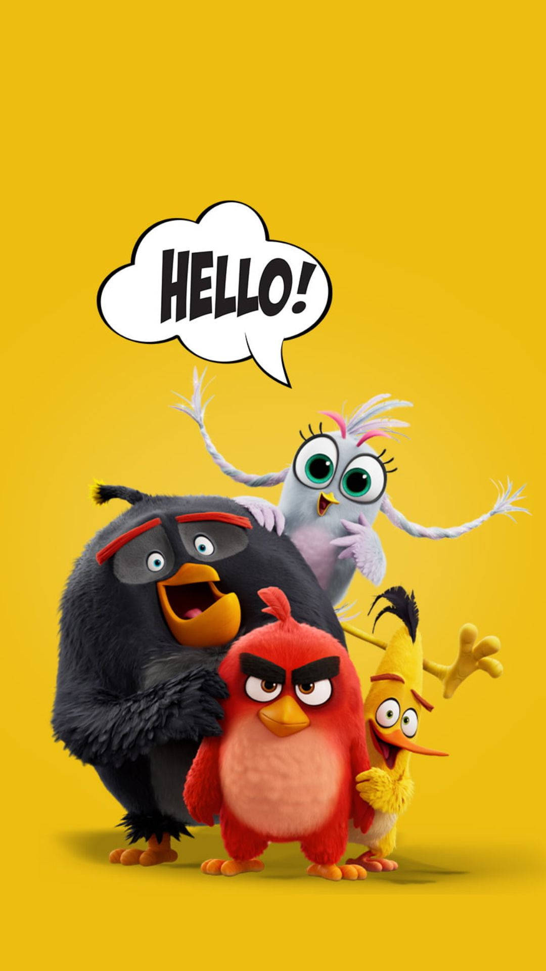 Promotional Poster Of The Angry Birds Movie Wallpaper