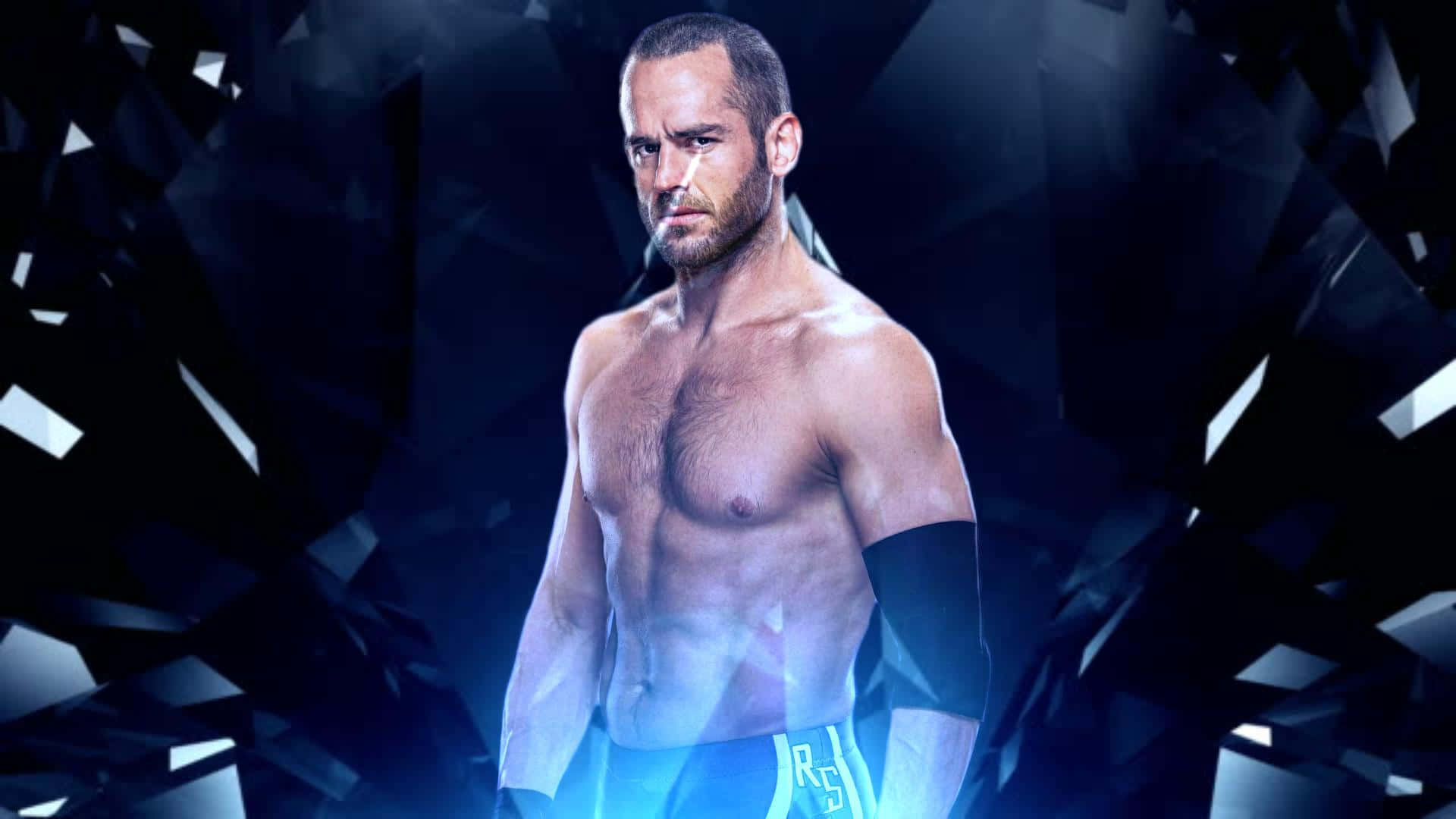 Caption: Roderick Strong Showcasing Power&Determination in Promotional Poster Wallpaper