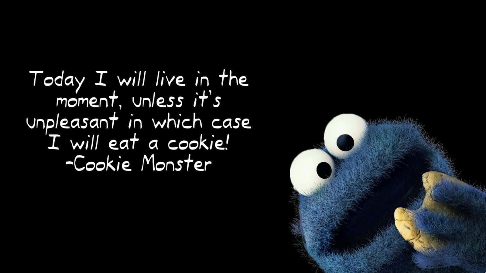 Proper Quote Cookie Monster Wallpaper