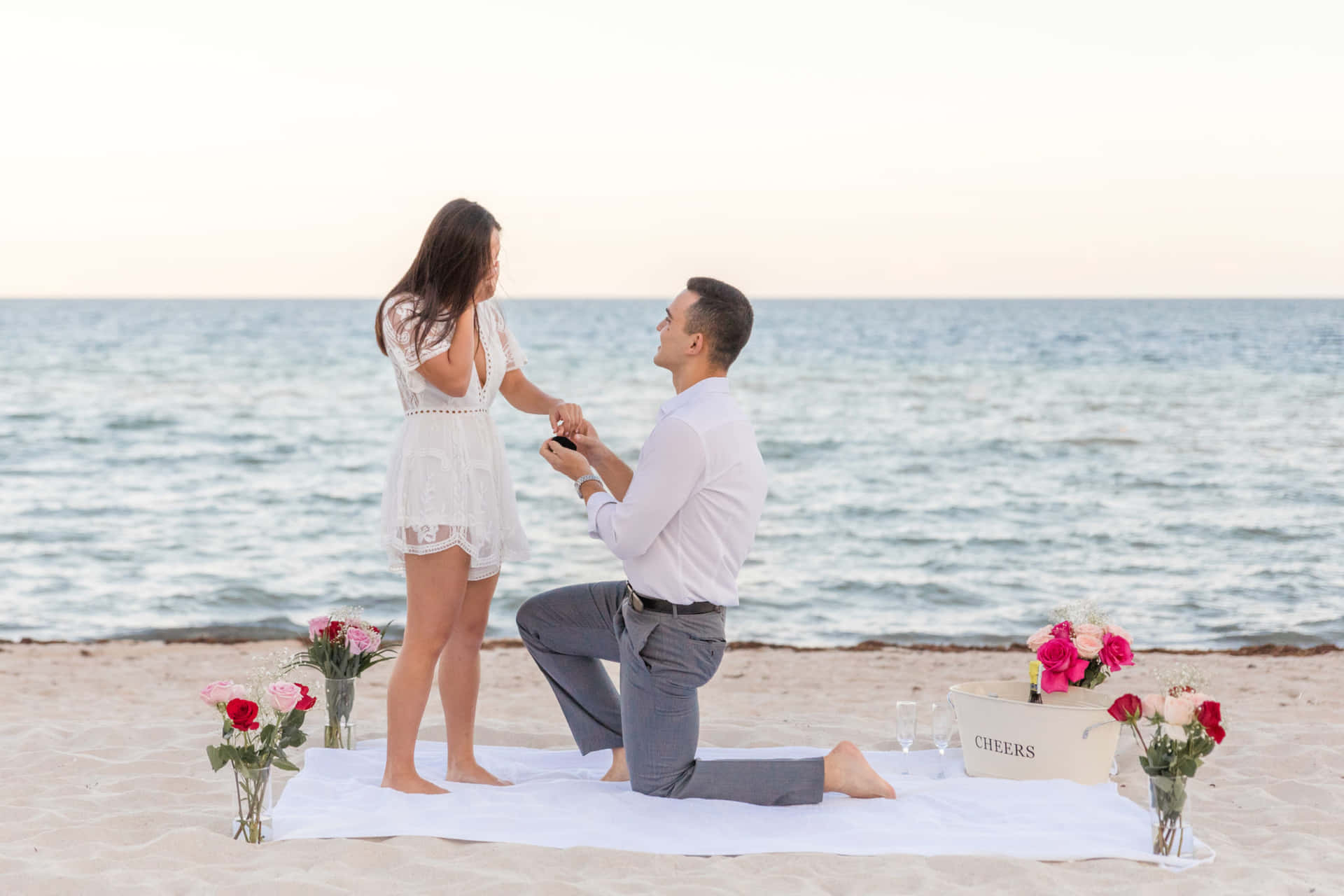 Can't help but be mesmerized by this beautiful proposal moment