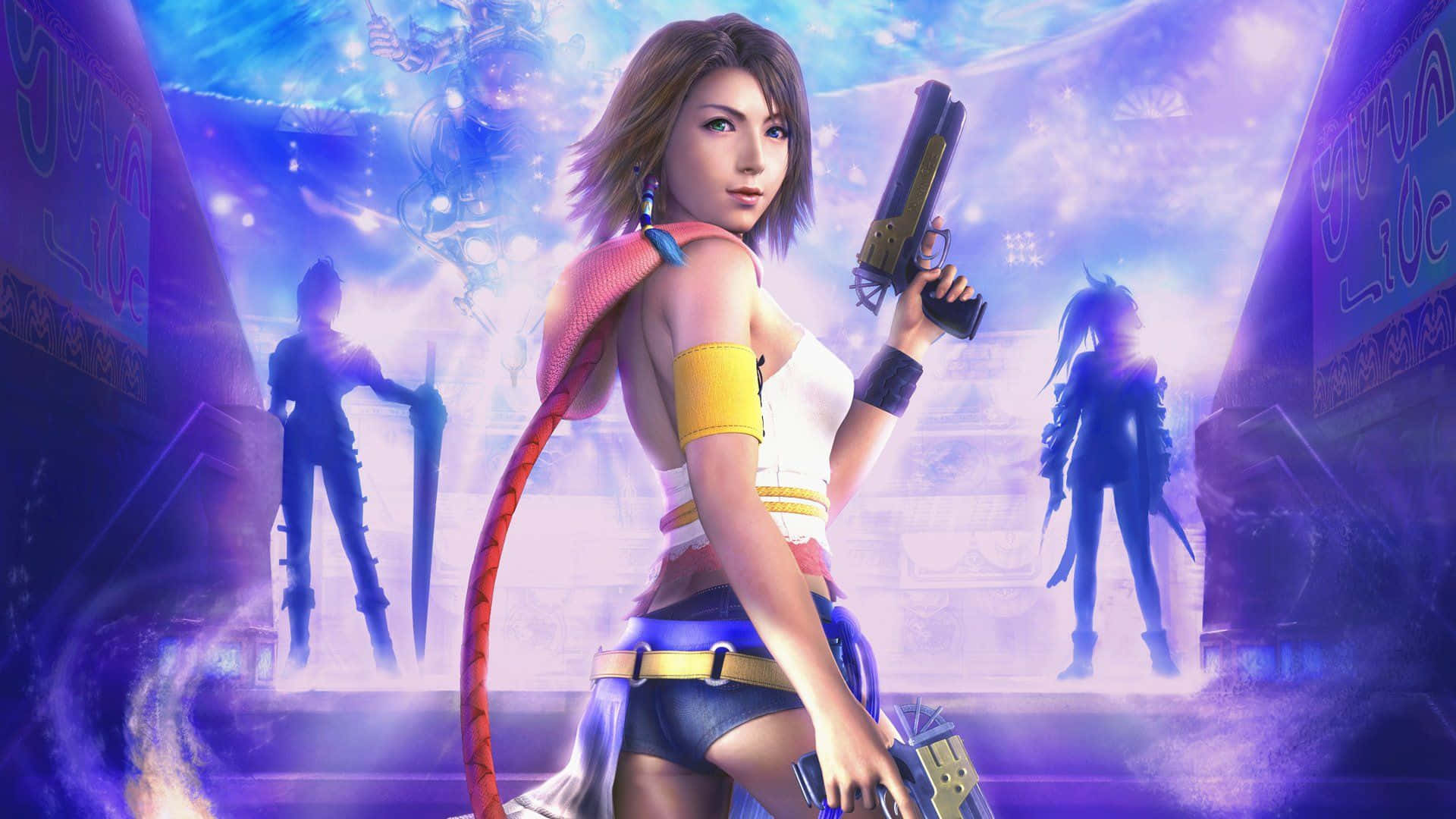 Protagonist Tidus Staring Into The Distance In The World Of Final Fantasy X Wallpaper