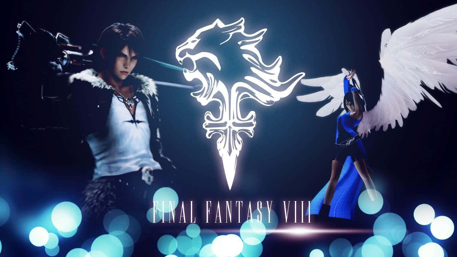 Protagonists From Final Fantasy Viii In Epic Battle Pose Wallpaper