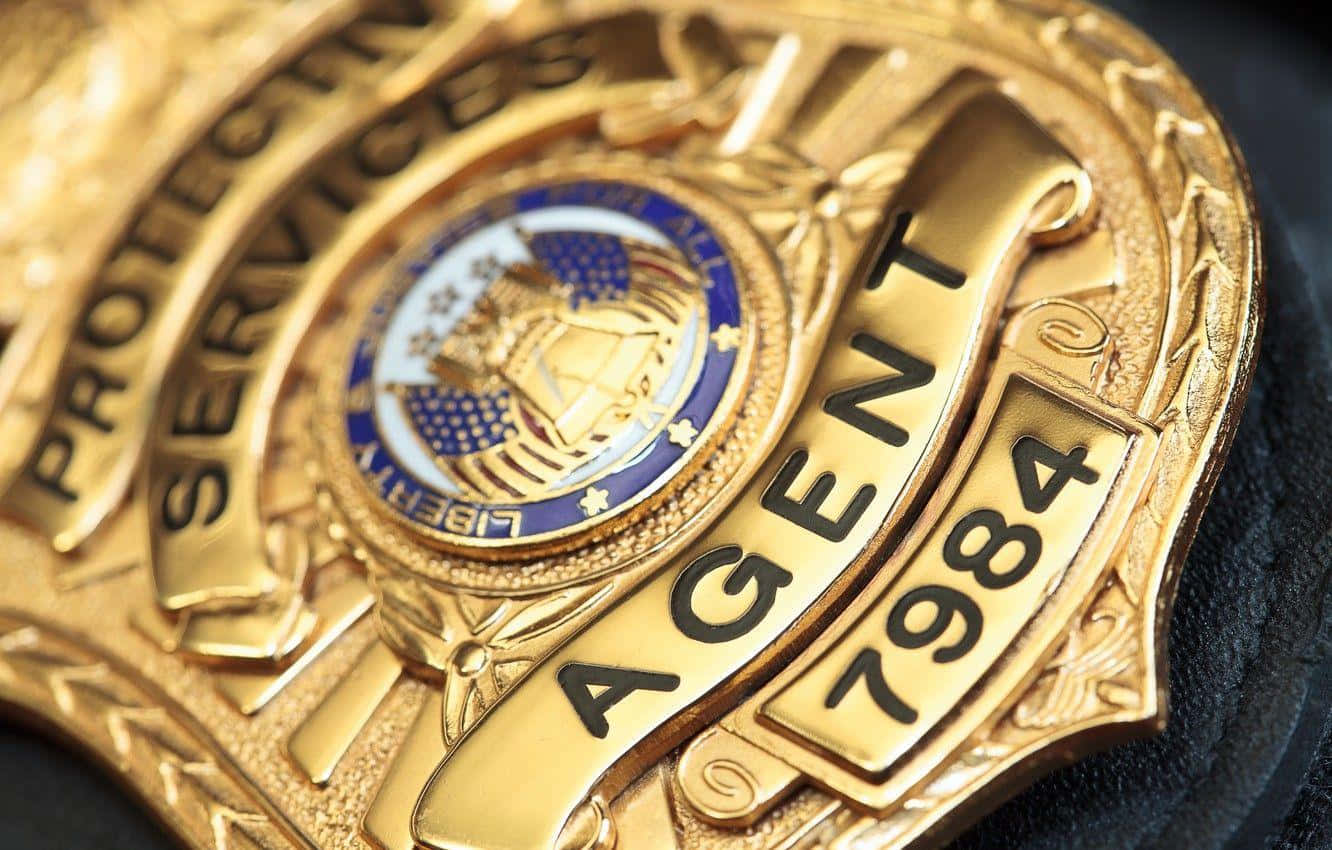 Protective Services Agent Badge7984 Wallpaper