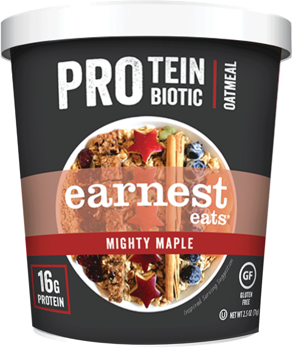 Protein Biotic Oatmeal Mighty Maple PNG