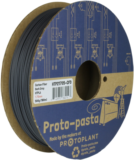 Proto Pasta Carbon Fiber Filament Spool PNG
