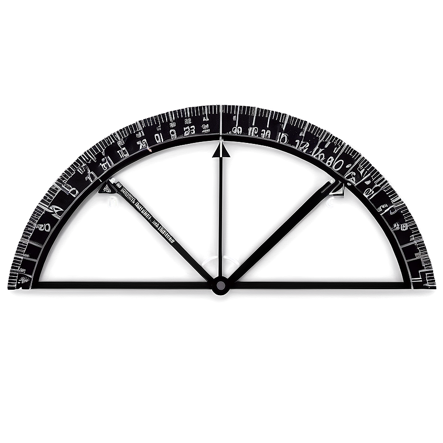 Protractor Outline Png Mgl84 PNG