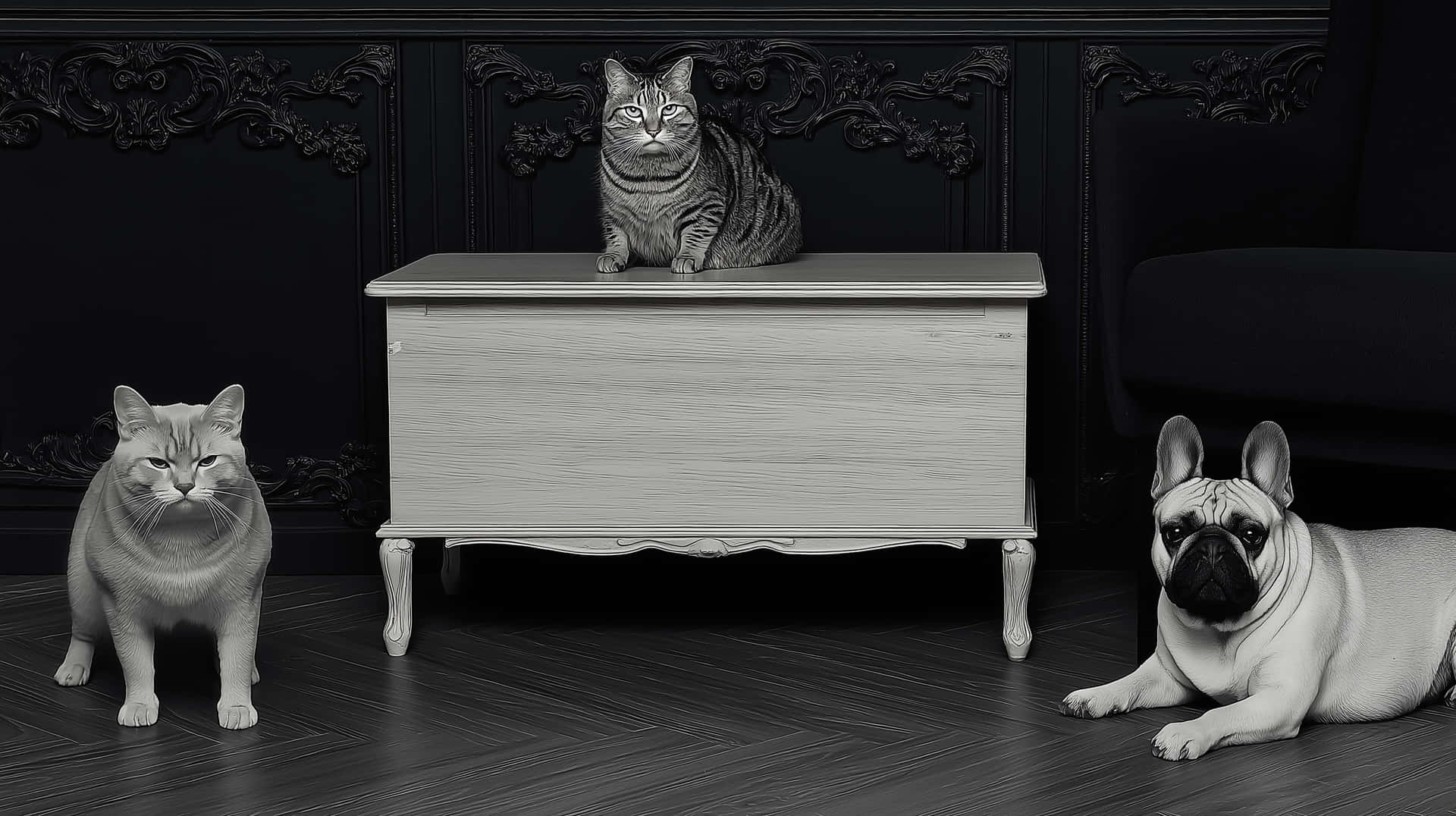 Proud Feline Wallpaper