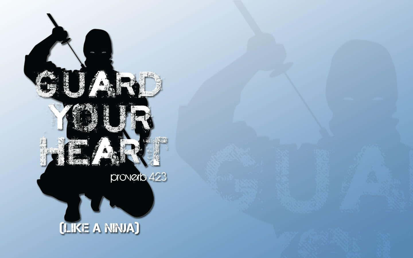 Proverbial Guard Your Heart Quote Wallpaper